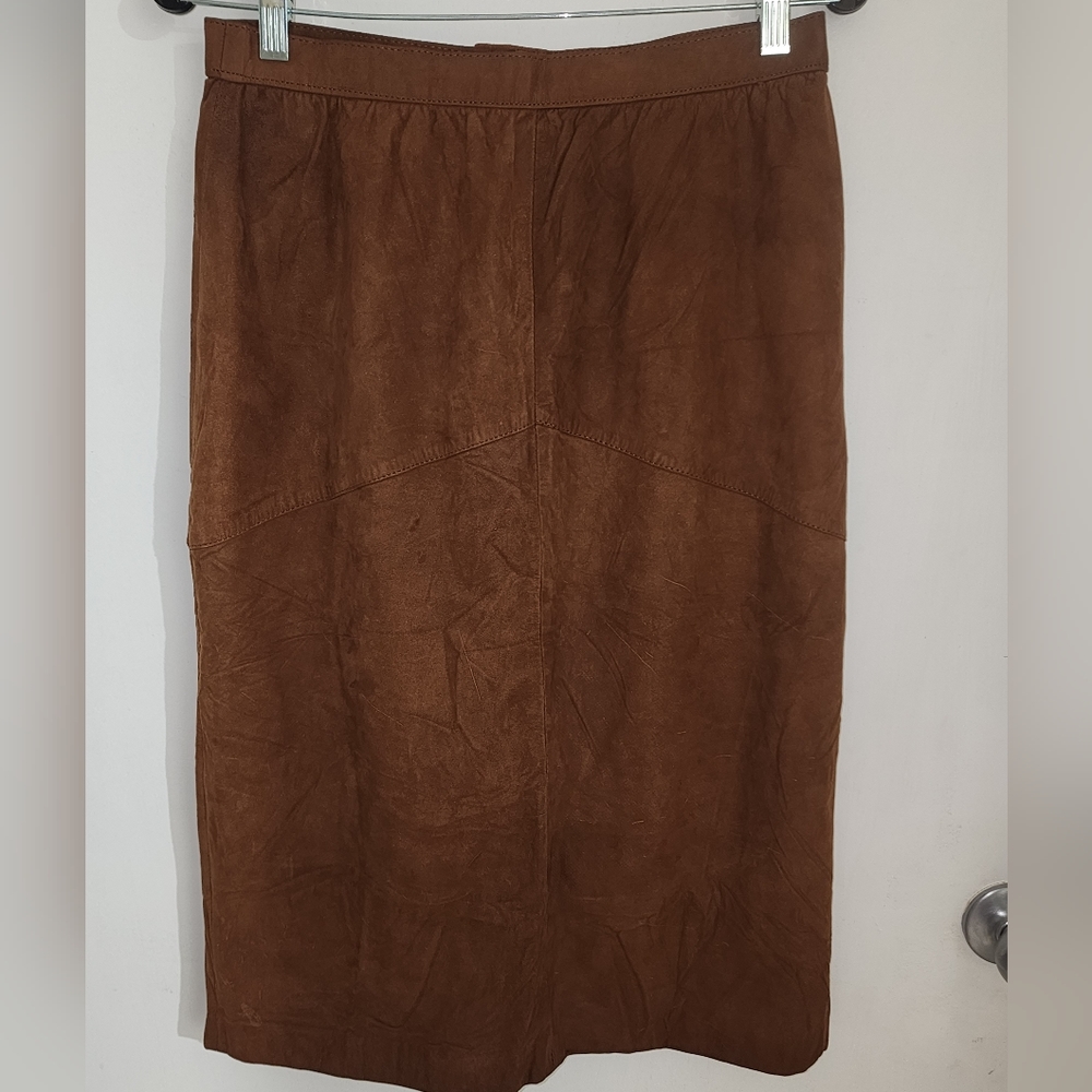 La Vogue Leather Skirt